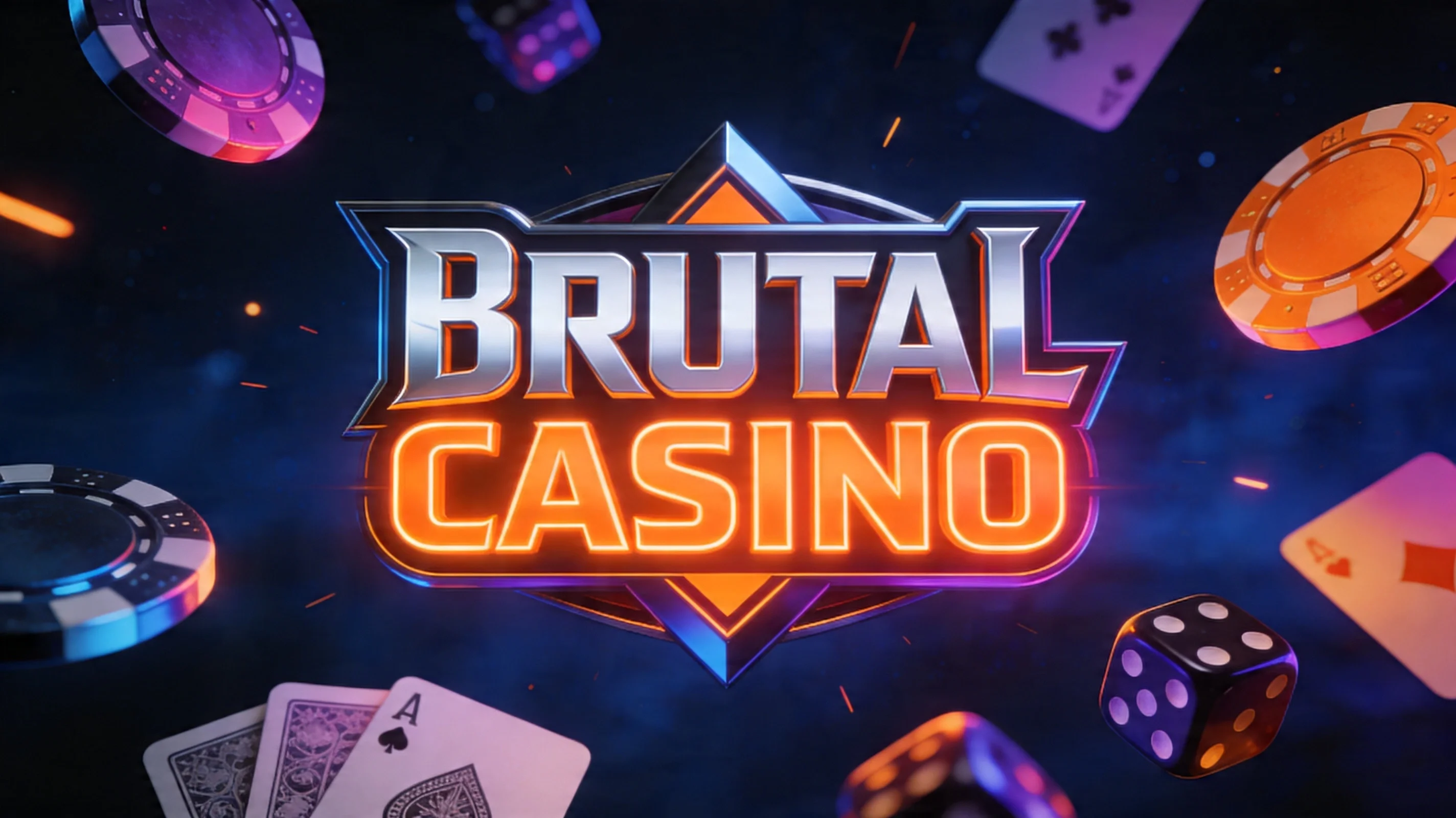 Table de casino et jetons pour illustrer l’univers Brutal Casino